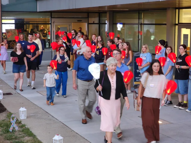 WVU, WVU Medicine Light the Night celebrates cancer survivors, supporters, caregivers
